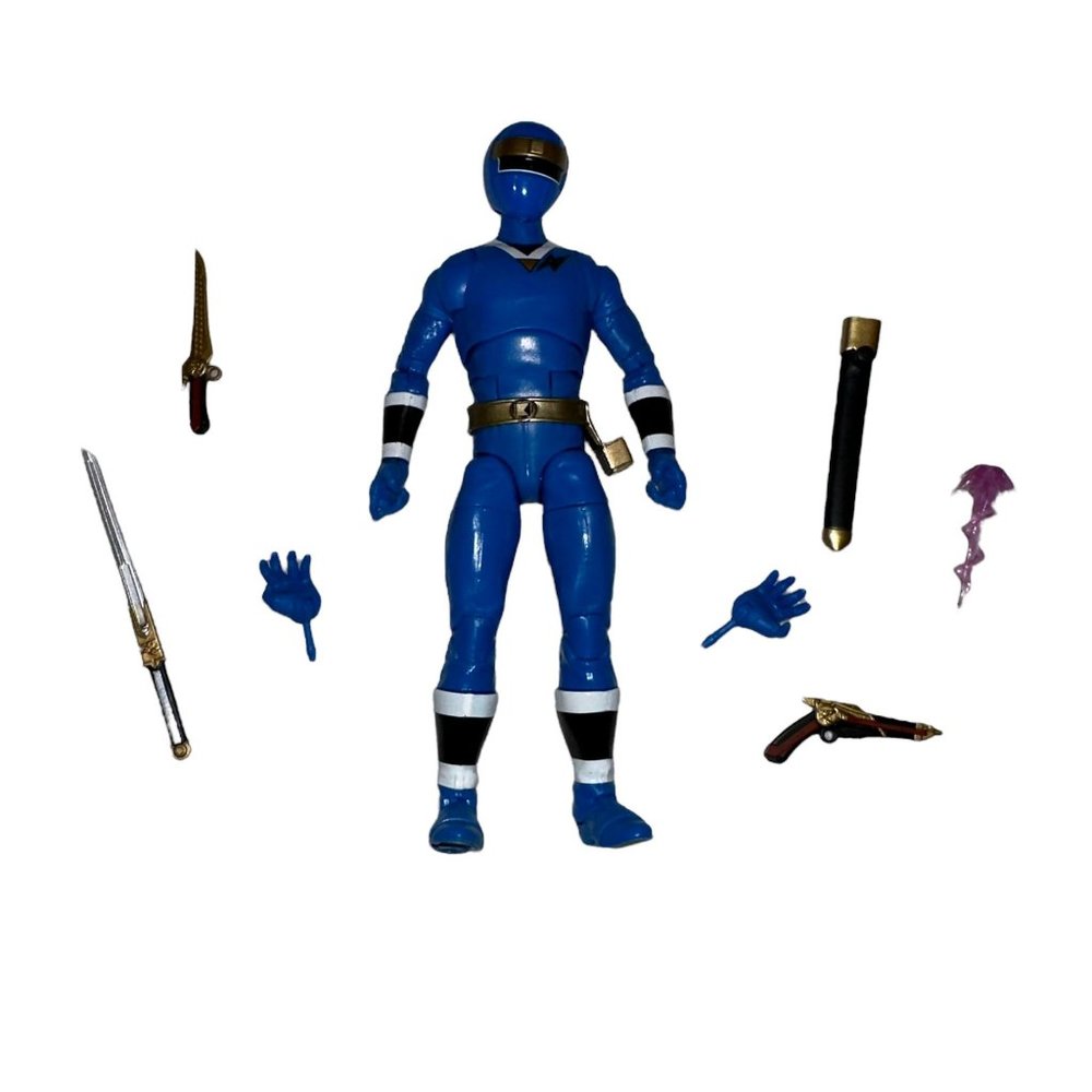 Open Power Rangers Cestro Blue Lightning Collection Alien Rangers Aquitar Figure